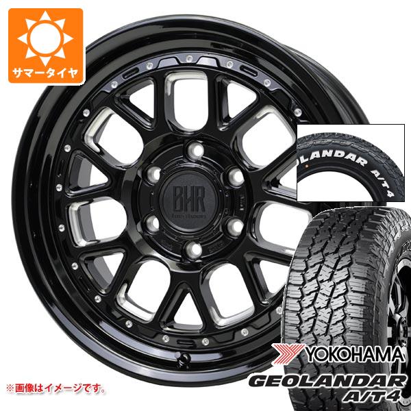 【タイヤ交換対象】ニッサン NV350キャラバン E26用 2025年製 サマータイヤ ヨコハマ ジオランダー A/T4 G018 215/65R16C 109/107S ホワイトレター バークレイハードロック ヒューロン 6.5-16 タイヤホイール4本セット