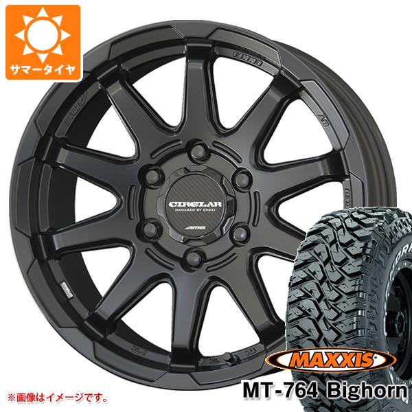 【タイヤ交換対象】サマータイヤ 265/70R17 118/115Q 8PR マキシス MT-764 ビッグホーン ホワイトレター サーキュラー C10X 8.0-17 タイヤホイール4本セット