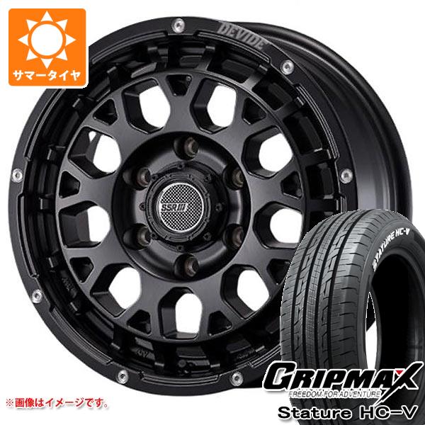 【タイヤ交換対象】NV350キャラバン E26用 サマータイヤ グリップマックス スタチャー HC-V 215/65R16C 109/107S ホワイトレター SSR ディバイド G:M 6.5-16 タイヤホイール4本セット