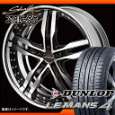 225/40R19 LE MANS 4 LM704 ＆ SHALLEN XF-55 7.5-19 タイヤホイール4本セット ダンロップ AME シャレン