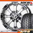 235/70R16 アウトラインホワイトレター GEOLANDAR A/T-S G012 ＆ MKW MK-46 ダイアカットグロスブラック 7.0-16 タイヤホイール4本セット ヨコハマ