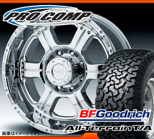 255/70R16 ホワイトレター All-Terrain T/A KO ＆ PROCOMP 6089 (クローム） 8.0-16 タイヤホイール4本セット BFグッドリッチ プロコンプ 【マラソン201207_家電】【RCPmara1207】【タイヤホイール】【サマータイヤ】【BF-Goodrich BFグッドリッチ 】