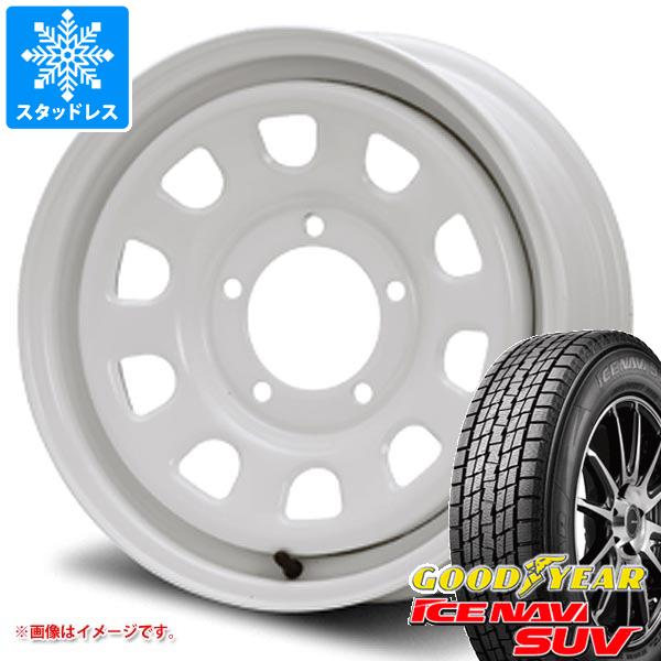 【タイヤ交換対象】5本セット ジムニー JB64W用 スタッドレス グッドイヤー アイスナビ SUV 215/70R16 100Q MLJ デイトナ SS タイヤホイール5本セット