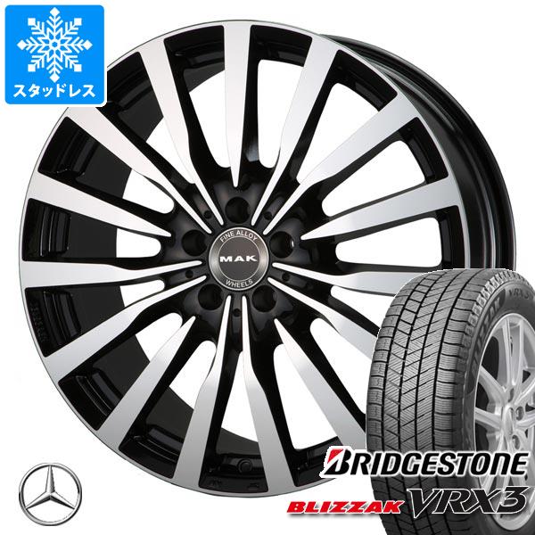 【タイヤ交換対象】メルセデスベンツ S214 Eクラス用 スタッドレス ブリヂストン ブリザック VRX3 245/45R19 102Q XL MAK クローネ タイヤホイール4本セット