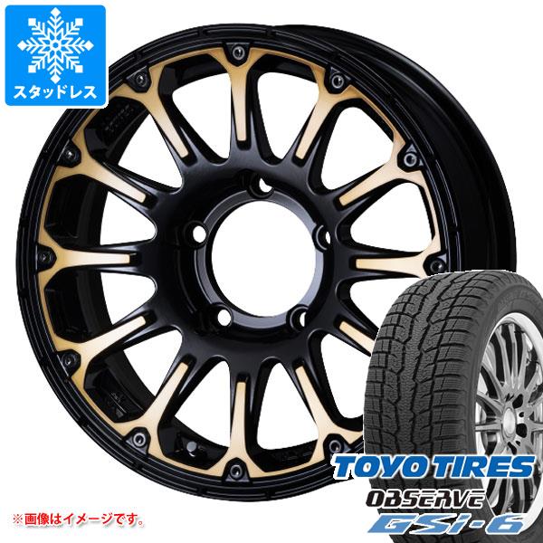 【タイヤ交換対象】5本セット スズキ ジムニーノマド JC74W用 スタッドレス トーヨー オブザーブ GSi-6 215/70R16 100Q SSR ディバイド FT タイヤホイール5本セット