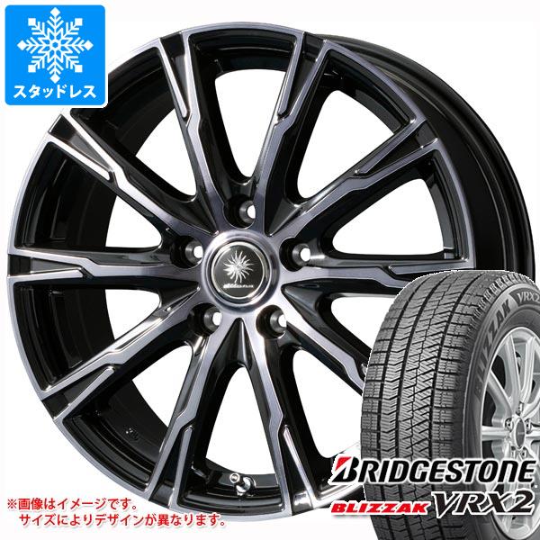 【タイヤ交換対象】スタッドレスタイヤ ブリヂストン ブリザック VRX2 175/70R14 84Q ＆ ディルーチェ DX10 5.5-14 タイヤホイール4本セット175/70-14 BRIDGESTONE BLIZZAK VRX2