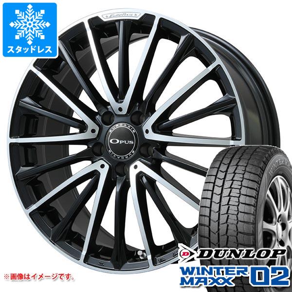 【タイヤ交換対象】メルセデスベンツ W176 Aクラス用 スタッドレス ダンロップ ウインターマックス02 WM02 225/40R18 92T XL ユーロアクシス オーパス タイヤホイール4本セット