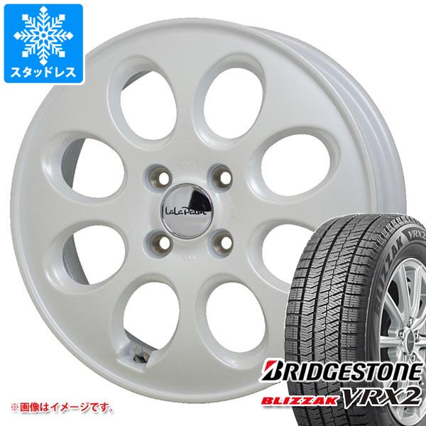 【タイヤ交換対象】アトレーワゴン S300系用 スタッドレス ブリヂストン ブリザック VRX2 165/65R14 79Q ララパーム オーバル タイヤホイール4本セット