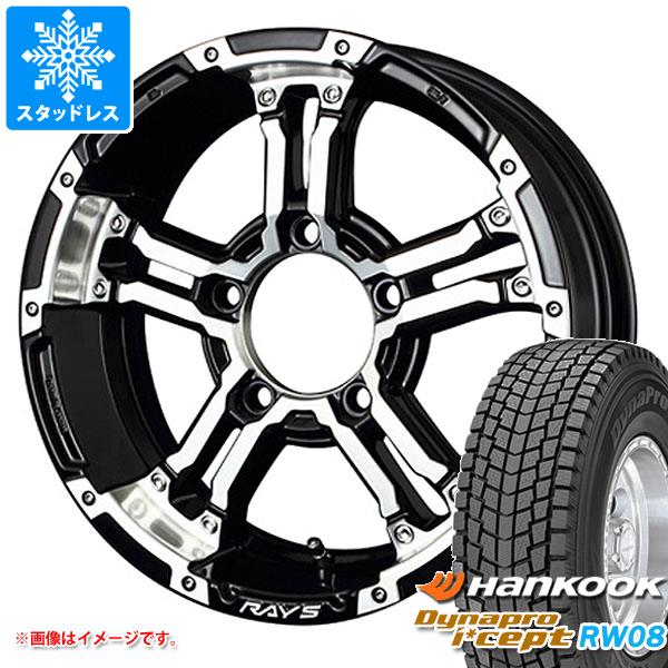 【タイヤ交換対象】5本セット ジムニー用 2025年製 スタッドレス ハンコック ダイナプロアイセプト RW08 175/80R16 91Q レイズ デイトナ FDX-J タイヤホイール5本セット