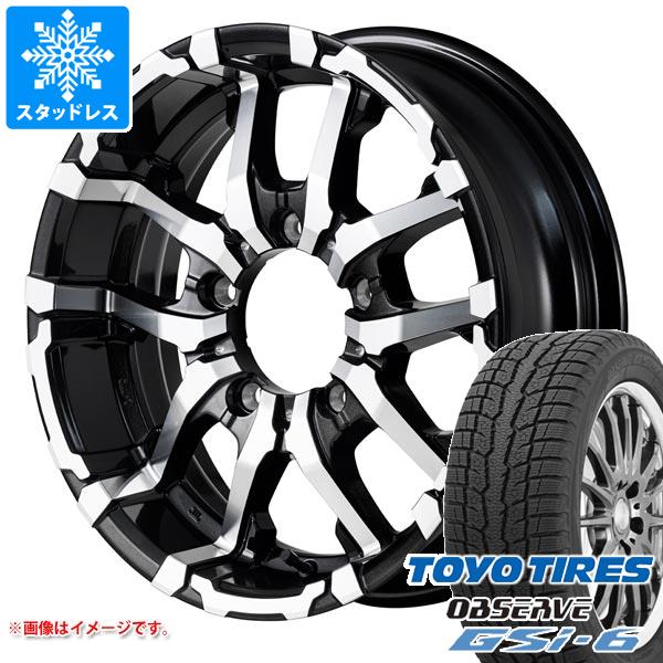 【タイヤ交換対象】5本セット ジムニー用 スタッドレス トーヨー オブザーブ GSi-6 175/80R16 91Q ナイトロパワー M26 クロスファング タイヤホイール5本セット