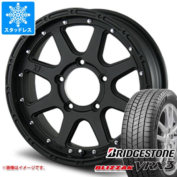 【タイヤ交換対象】ジムニー JB64W用 スタッドレス ブリヂストン ブリザック VRX3 215/70R16 100Q MLJ エクストリームJ タイヤホイール4本セット