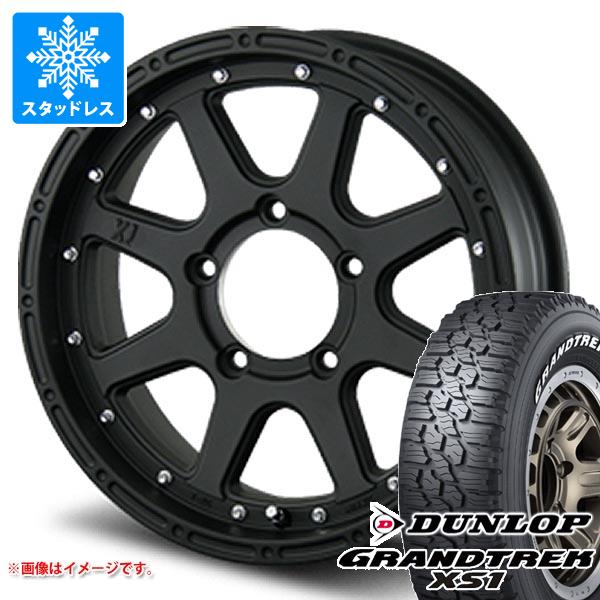 【タイヤ交換対象】5本セット ジムニー用 スタッドレス ダンロップ グラントレック XS1 185/85R16 105/103L LT ホワイトレター MLJ エクストリームJ タイヤホイール5本セット