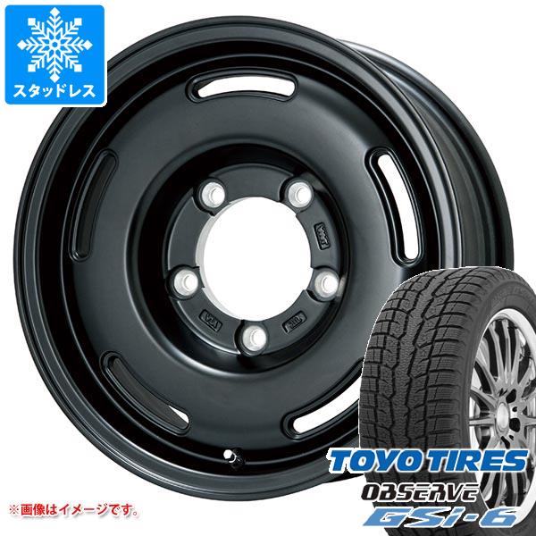 【タイヤ交換対象】5本セット スズキ ジムニーノマド JC74W用 スタッドレス トーヨー オブザーブ GSi-6 225/70R16 103Q プレミックス プディン タイヤホイール5本セット