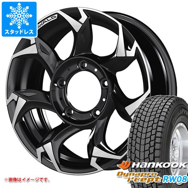 【タイヤ交換対象】ジムニー用 スタッドレス ハンコック ダイナプロアイセプト RW08 175/80R16 91Q ヴァルド ボルサリノ SUV タイヤホイール4本セット