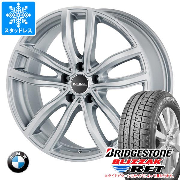 【タイヤ交換対象】BMW G70 7シリーズ用 スタッドレス ブリヂストン ブリザック RFT 245/50R19 101Q ランフラット MAK ファー タイヤホイール4本セット