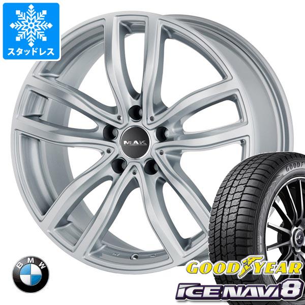 【タイヤ交換対象】BMW G60 i5用 スタッドレス グッドイヤー アイスナビ8 245/45R19 102Q XL MAK ファー タイヤホイール4本セット