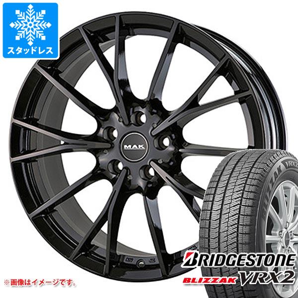 【タイヤ交換対象】BMW G26 4シリーズ用 スタッドレス ブリヂストン ブリザック VRX2 225/55R17 97Q MAK ファブリック タイヤホイール4本セット