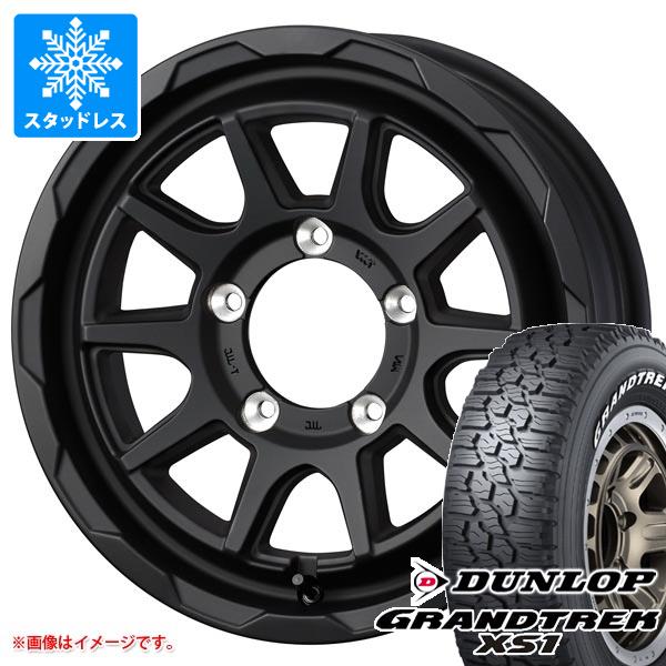 【タイヤ交換対象】5本セット スズキ ジムニーノマド JC74W用 スタッドレス ダンロップ グラントレック XS1 LT215/70R16 100/97N ホワイトレター マッドヴァンス06 タイヤホイール5本セット