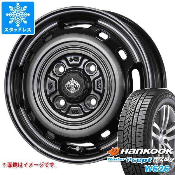 【タイヤ交換対象】アトレーワゴン S300系用 スタッドレス ハンコック ウィンターアイセプト IZ2エース W626 165/65R14 79T ランドフット XFG タイヤホイール4本セット