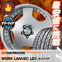 225/35R19 HANKOOK ハンコック VENTUS V12 evo2 K120 ベンタス V12 エボ2 K120 WORK LANVEC LD1 ワーク ランベック エルディーワン サマータイヤホイール4本セット
