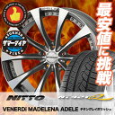 225/60R18 NITTO ニットー NT421Q NT421Q VENERDi MADELENA ADELE ヴェネルディ マデリーナ アデーレ サマータイヤホイール4本セット