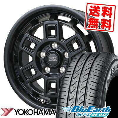 205/55R16 91V ヨコハマ BluEarth AE-01F MAD CROSS AEVER サマータイヤホイール4本セット 【取付対象】