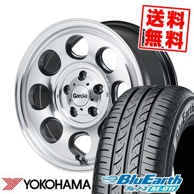 215/60R16 95H YOKOHAMA ヨコハマ BluEarth AE-01F Garcia Palm8 ガルシア パーム8 サマータイヤホイール4本セット 【取付対象】