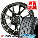 215/60R16 95H YOKOHAMA ヨコハマ BluEarth AE-01F ブルーアース AE01F CIRCLAR RM-7 サーキュラー RM-7 サマータイヤホイール4本セット