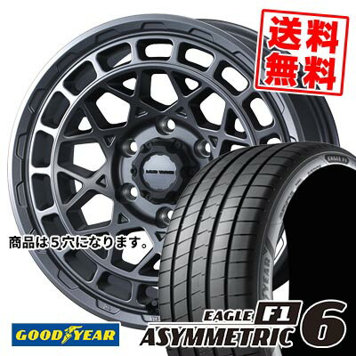 215/45R17 91Y XL グッドイヤー EAGLE F1 ASYMMETRIC 6 MUDVANCE X Type M サマータイヤホイール4本セット 【取付対象】