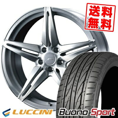 215/40R18 89W XL ルッチーニ Buono Sport WEDS F ZERO FZ-3 サマータイヤホイール4本セット 【取付対象】