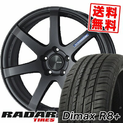 225/40R19 93Y XL レーダー Dimax R8+ ENKEI PerformanceLine PF-07 サマータイヤホイール4本セット 【取付対象】