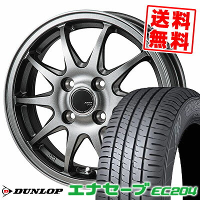 175/65R14 82S ダンロップ ENASAVE EC204 ZACK JP-202 サマータイヤホイール4本セット 【取付対象】