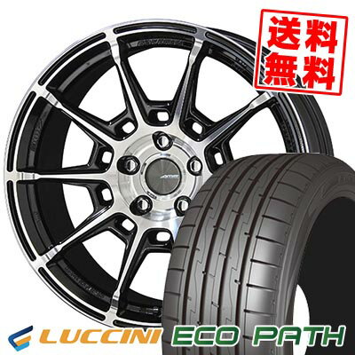 215/45R17 91V LUCCINI ルッチーニ ECOPATH GALERNA REFINO ガレルナ レフィーノ サマータイヤホイール4本セット 【取付対象】