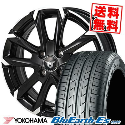 195/55R15 85V YOKOHAMA ヨコハマ BluEarth ES32 JP STYLE MJ-V ジェイピースタイル MJ-V サマータイヤホイール4本セット 【取付対象】