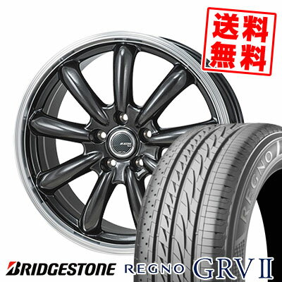 215/60R16 95H BRIDGESTONE ブリヂストン REGNO GRV2 レグノ GRV-2 JP STYLE Bany JPスタイル バーニー サマータイヤホイール4本セット【取付対象】
