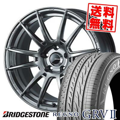 225/45R18 95W XL ブリヂストン REGNO GRV2 WedsSport SA-62R サマータイヤホイール4本セット 【取付対象】
