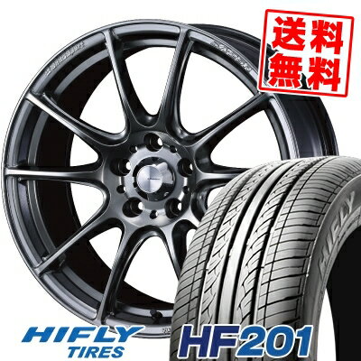 215/60R16 95V ハイフライ HF201 WedsSport SA-25R サマータイヤホイール4本セット 【取付対象】