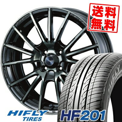 185/55R15 82V ハイフライ HF201 WedsSport SA-35R サマータイヤホイール4本セット 【取付対象】