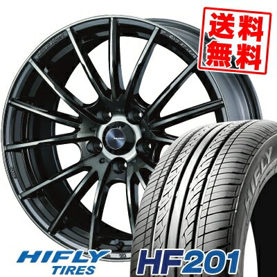 205/55R16 91V ハイフライ HF201 WedsSport SA-35R サマータイヤホイール4本セット 【取付対象】