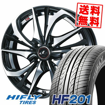 185/65R15 88H ハイフライ HF201 weds LEONIS TE サマータイヤホイール4本セット 【取付対象】