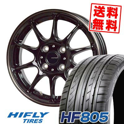 205/45R16 87W XL ハイフライ HF805 G-SPEED P-07 サマータイヤホイール4本セット 【取付対象】
