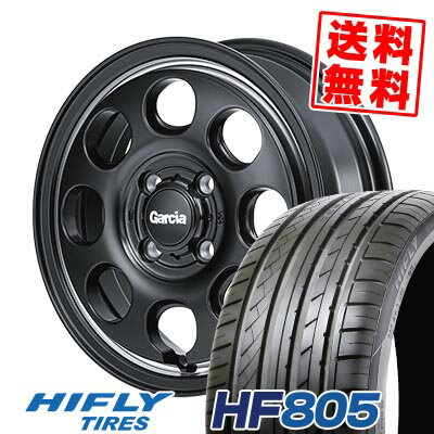 165/50R15 72V ハイフライ HF805 Garcia Palm8 サマータイヤホイール4本セット 【取付対象】