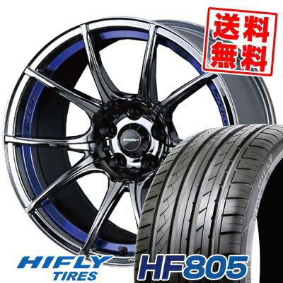 225/40R18 92W XL ハイフライ HF805 wedsSport SA-10R サマータイヤホイール4本セット 【取付対象】