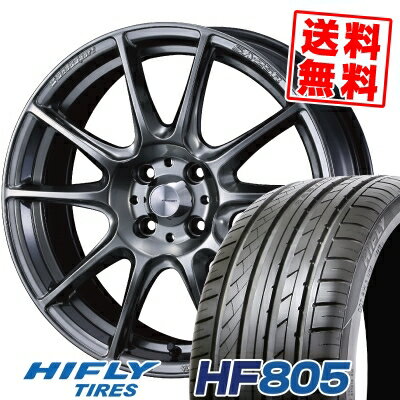 165/50R15 72V ハイフライ HF805 WedsSport SA-25R サマータイヤホイール4本セット 【取付対象】