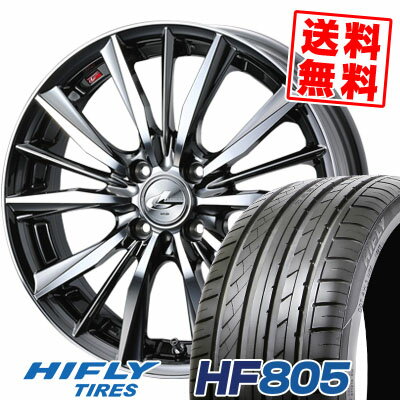 205/40R17 84W HIFLY ハイフライ HF805 HF805 weds LEONIS VX ウエッズ レオニス VX サマータイヤホイール4本セット【取付対象】