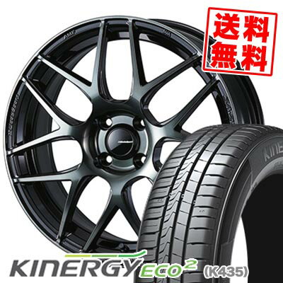 165/45R15 68V HANKOOK ハンコック KINERGY ECO2 WedsSport SA-27R ウェッズスポーツ SA-27R サマータイヤホイール4本セット 【取付対象】
