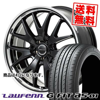 185/55R15 82H ハンコック LAUFENN G FIT AS-01 LH42-G VERTEC ONE EXE7 サマータイヤホイール4本セット 【取付対象】