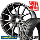 225/40R18 92W XL Goodyear グッドイヤー LS EXE LS エグゼ RAYS HOMURA 2X7 レイズ ホムラ ツー・バイ・セブン サマータイヤホイール4本セット