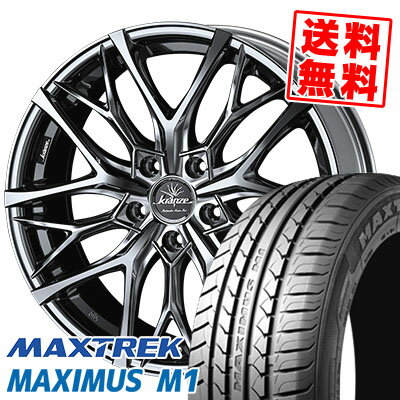 245/40R19 98W XL MAXTREK マックストレック MAXIMUS M1 マキシマス エムワン WEDS Kranze Weaval 100EVO ウェッズ クレンツェ ウィーバル 100エボ サマータイヤホイール4本セット