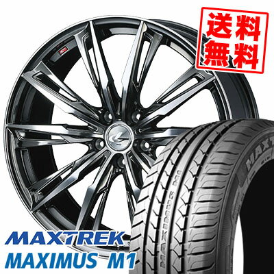 245/40R19 98W XL MAXTREK マックストレック MAXIMUS M1 マキシマス エムワン WEDS LEONIS GX ウェッズ レオニス GX サマータイヤホイール4本セット